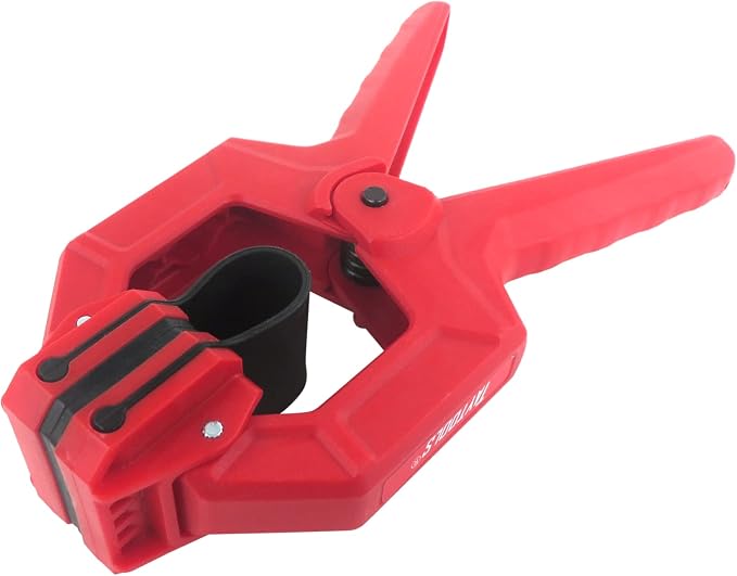 Taytools 10 Pack Large Spring Molding Edge Band Clamps Overall Size 8" x 5", Opening: 2-1/4", Throat Depth 3-1/4 Inches (10)