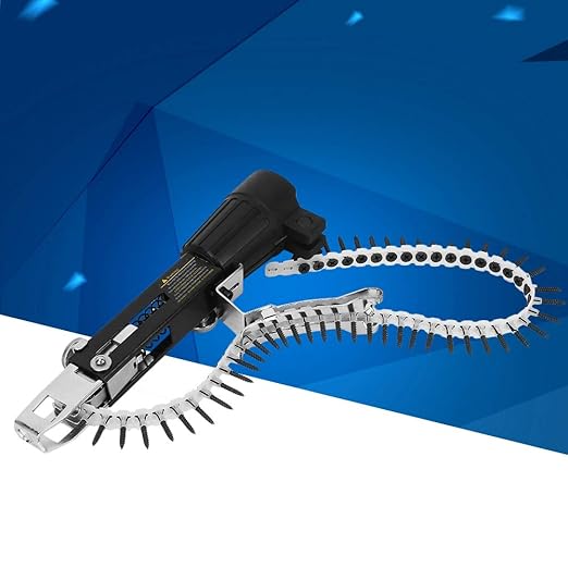 Automatic Drill Nailer, 3Pcs Chain Nail Gun Adapter Woodwork Automatic Nail Adapter Electric Drill Chain Attachment Set for Drywall Wood Board Ceiling