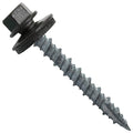 10 x 1-1/2" Dark Bronze Metal Roofing Screws - Hex Washer Head- Self-Starting/Tapping - EPDM Washer. 1 x 250 Count Bag - 250 Screws