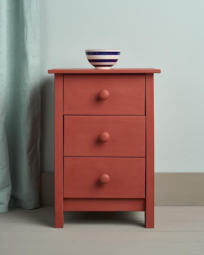 Annie Sloan Chalk Paint® (Paprika Red, 500 ml/16.9 Fl Oz) a unique decorative paint for furniture, cabinets and home décor with no sanding or priming