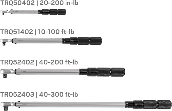 TEKTON 1/4, 3/8, 1/2 Inch Drive Micrometer Torque Wrench Set | TRQ95903