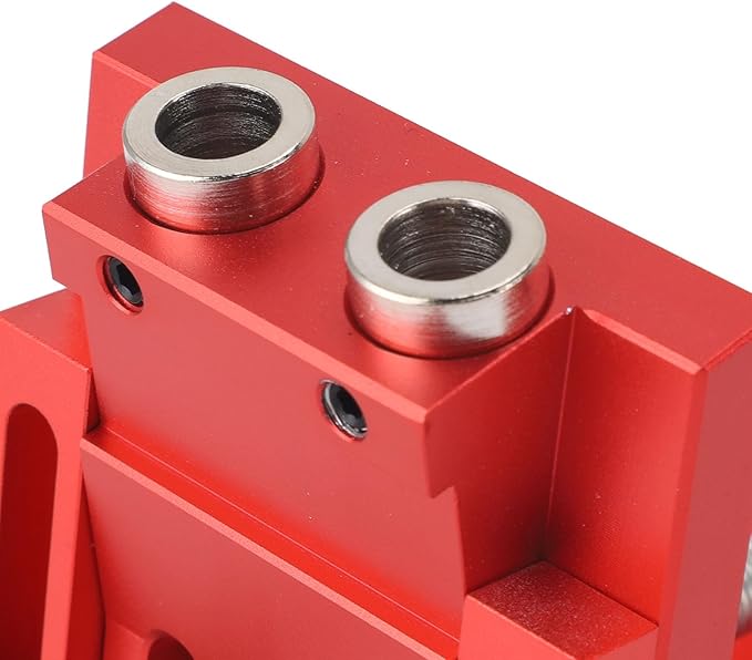Woodwork Guides Joint Angle Tool Carpentry Locator Pocket Hole Jig Tool Kit Precision Positioning Multifunction Inclined Hole Locator Positioner for Woodworking Angle Drilling