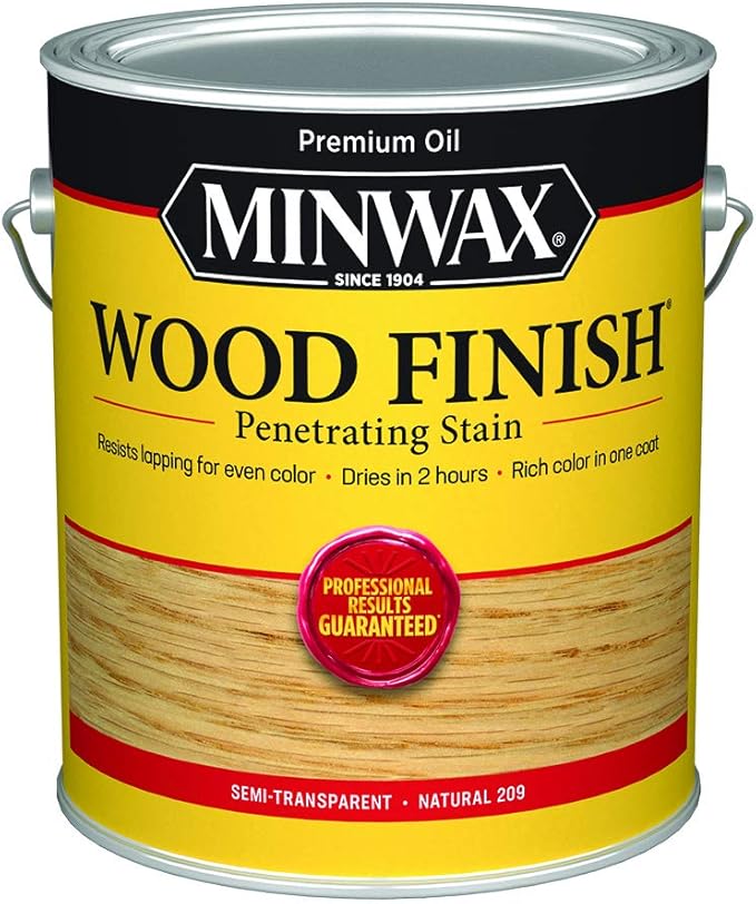 Minwax Wood Finish 71000000, Natural Stain, Gallon