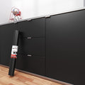 200"x12" Black Peel and Stick Wallpaper Black Wallpaper Dark Contact Paper for Cabinets Dark Wall Covering for Walls Removable Solid Color Vinyl Wrap Self Adhesive Contact Paper Matte