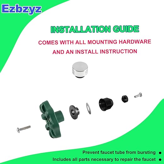 C-144KT-807 Outdoor Faucet Repair kit, for Prier C-144/244 Series Wall Hydrant - Replace for Prier C-144KT-807 Anti-Siphon Faucet Repair kit