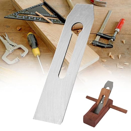 2 Pack 38MM / 1.5inch Wide Replacement Bench Plane Blades Iron Plate Knife for Woodwork Hand Planer Carpentry Edge Trimming Saw DIY Tool Set Parts Accessories…