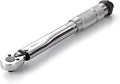 Amazon Basics 1/4-Inch Drive Click Torque Wrench, 35-200 in.-lb/3.95-22.5 Nm, Adjustable Ratchet with High Contrast Dual Range Scales, Steel Construction