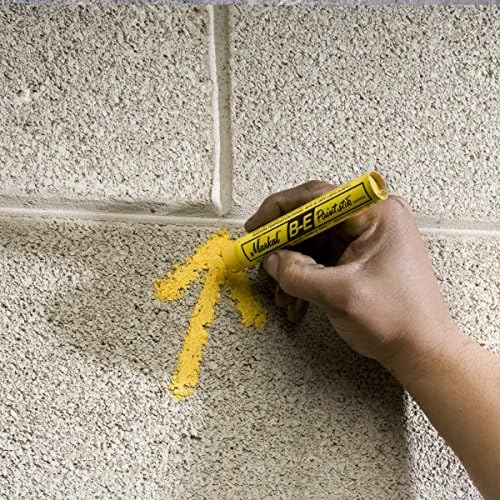 80623- B-E Paintstik Rough Surface Solid Paint Marker, Best for Very Rough Surfaces: Forgings, Castings, Concrete and Lumber, Black (12Pk) Made in USA