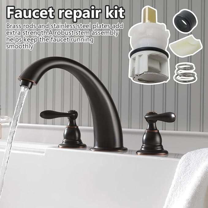4 Pack RP25513 faucet stem repair kit - Replacement Kit for two handle faucet repair kit, bring RP4993 Seats and Springs
