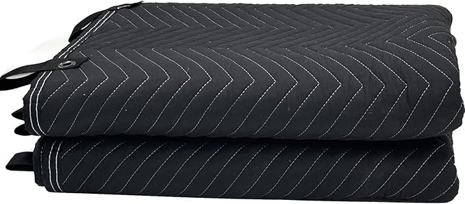 JZHLLA 72" x 40" Studio Large Sound Dampening Blanket, Sound Insulated Blanket Sound Absorbing Blanket with Grommets for Soundproofing Noise Reduction Light Blocker Basement Recording Studio