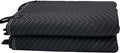 JZHLLA 72" x 40" Studio Large Sound Dampening Blanket, Sound Insulated Blanket Sound Absorbing Blanket with Grommets for Soundproofing Noise Reduction Light Blocker Basement Recording Studio