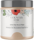 Country Chic All-in-One Chalk Paint for Furniture, Cabinets, Home Decor, Eco-Friendly, Matte Finish, Built-In Primer & Top Coat for Wood, Metal - Pale Plaster (Sand) sample (4oz)