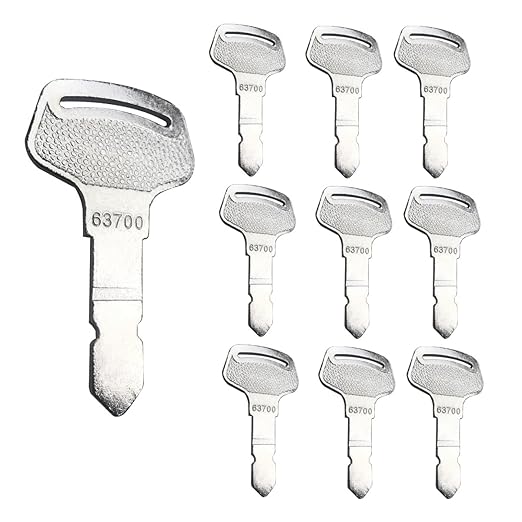 Ignition Keys 15248-63700 for Kubota B Series Tractor Case & New Holland (15248-63700)
