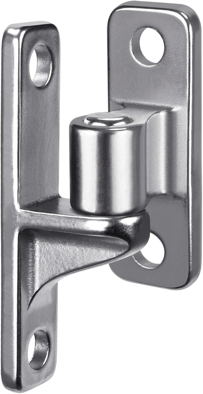 Insaga 304 Stainless Steel Gate Hinges Heavy Duty 600LB Capacity, 5/8'' Non-Welded One-Piece Design, Wall Mount Hinges for Farm Gates & Wooden Fences, 4Pack