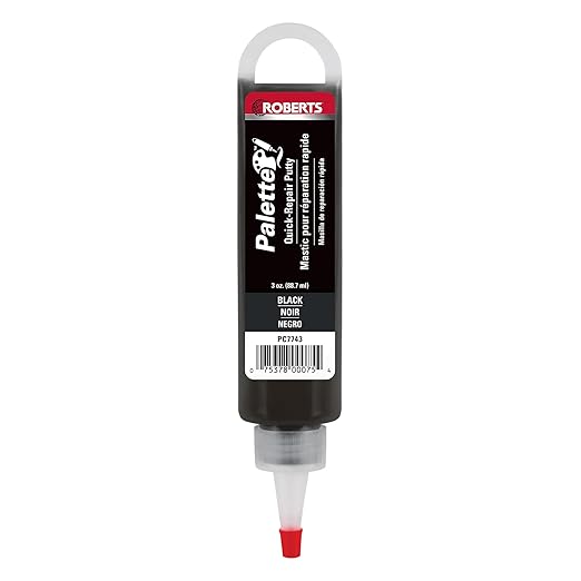 Roberts Palette Quick-Repair Putty for Wood, Laminate & Vinyl - Black