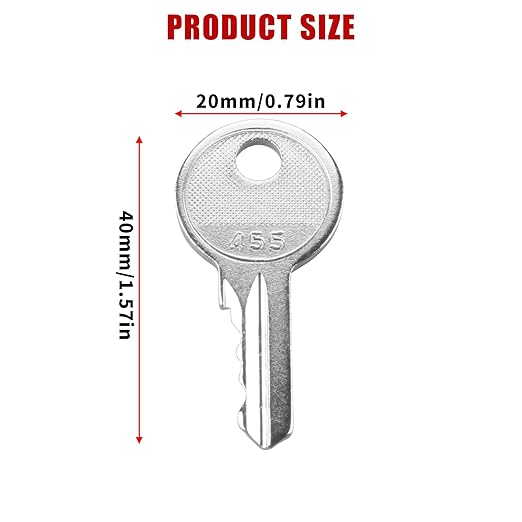 455 12PCS Equipment Ignition Keys Compatible with New Genie Lifts Skyjack Lifts Boom Lifts Scissor JLG Snorkel