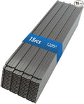 15 PCS 120 sq.ft Metal Roofing Panels, 61.02 * 18.9in Corrugated Galvanized Roof Panels, Waterproof Siding Panels with 100 Pcs Screws for Garages, Sheds, Stables and Mobile Homes