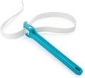DURATECH Strap Wrench 12" Handle, Adjustable Nylon Strap Pipe Wrench, Blue | Oil Filter Strap Opener Wrench