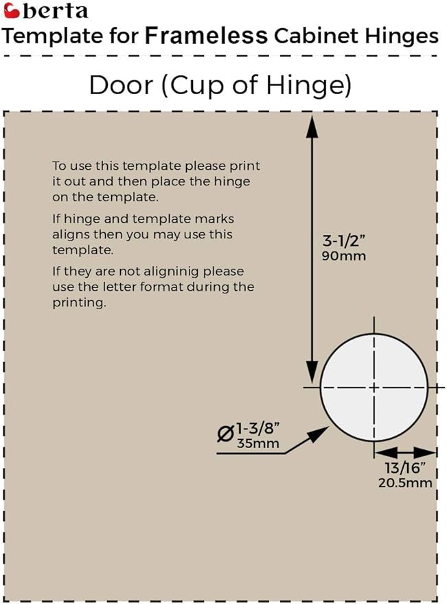 Berta 50-Pack Full Overlay Frameless Soft-Close European Hinges, 110° 3D Adjustable, Clip-On Concealed Kitchen Cabinet Door Hinges with Screws - Ideal for Modern Cabinet