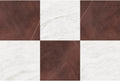 FloorPops x Chris Loves Julia Bonneville Oxblood Peel and Stick Floor Tiles, FP6333