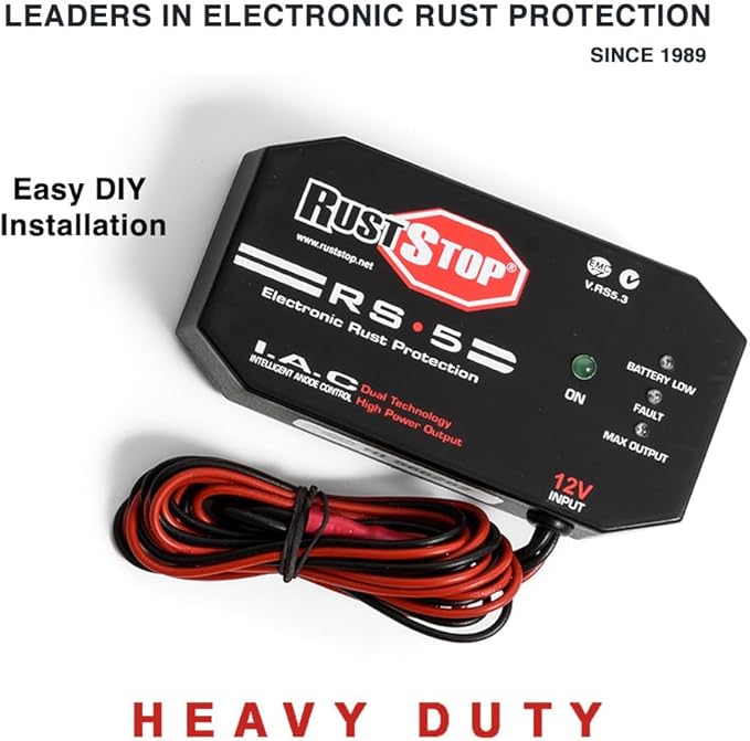 RS-5 Heavy Duty Electronic Rust Protection for All Types of Vehicles