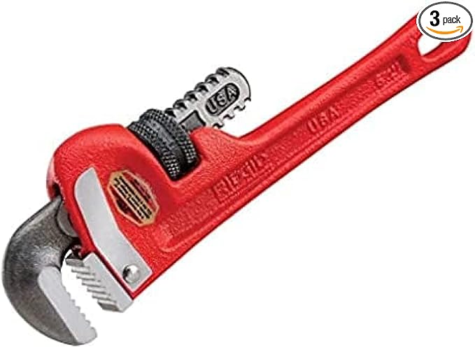 Ridgid 8, 6 & 10-Inch Heavy-Duty Pipe Wrenches