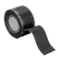 uxcell Self Fusing Silicone Tape, 1" x 10ft Waterproof Water Leak Sealing Tape for Plumbing Pipe Hose Repair Handles, Black