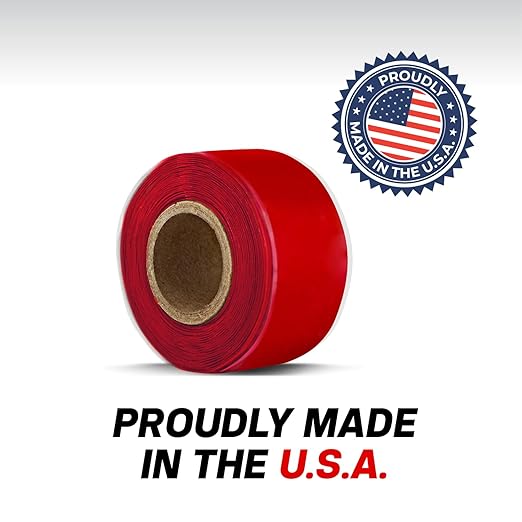 Bond It Rescue Tape, Self-Fusing Silicone for Emergency Plumbing, Pipe & Hose Repair, Electrical Insulation, Waterproof, 950PSI, Made in USA, 1" x 12', Clear