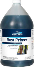 TotalBoat Rust Primer Converter | Metal Treatment Stops Rust For Professional Repairs - Gallon