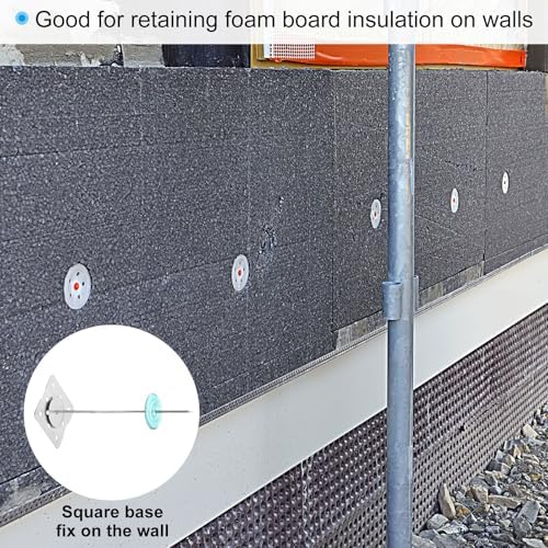 PATIKIL Perforated Insulation Pins 5.9" 100Pcs 0.8" Aluminum Round