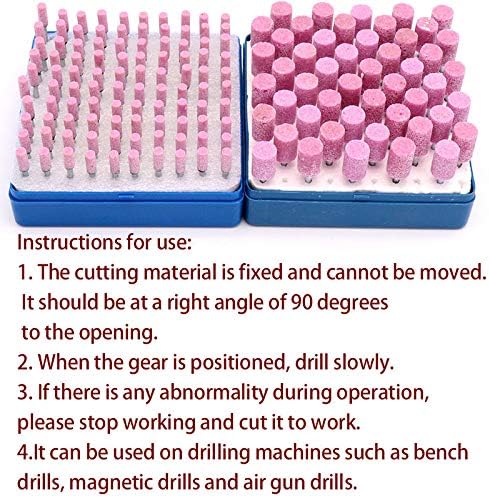 100pcs Abrasive Stone Points Polishing Grinding Head Electric Drill Bit Wheel For Rotary Accessories Power Tools,4mm,Mixing Set