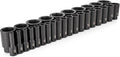TEKTON 1/2 Inch Drive Impact Socket Set, 29-Piece | SID92007 | (5/16 - 2 in.), Deep, 6-Point
