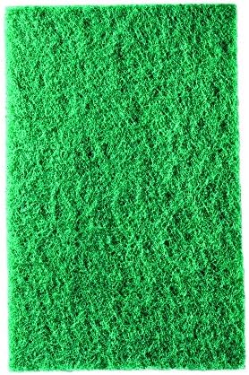 Mercer Industries 4201GR Floor Maintenance Pads, 12" x 18", Green (5 pack)