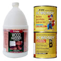 PC-Products Wood Repair Epoxy Paste and Wood Hardener Kit, PC-Woody 96 oz and PC-Petrifier 1 Gallon