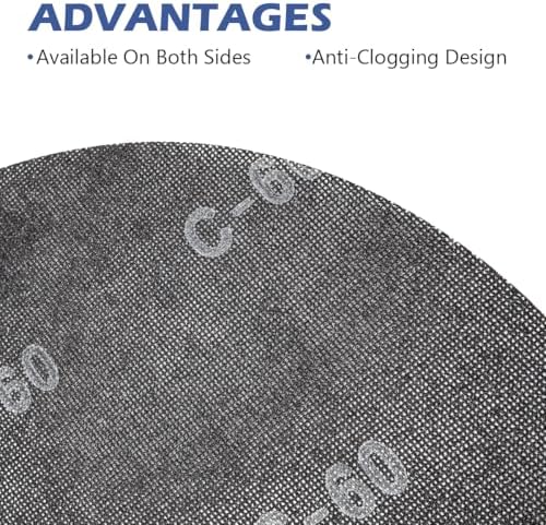 HUAALIUCHE 16" Sanding Screen Discs - 60 Grit Silicon Carbide Mesh Sanding Disc for Hardwood Floors - Heavy Duty Floor Buffer Pads, 10 Pack - Durable & Efficient Sanding