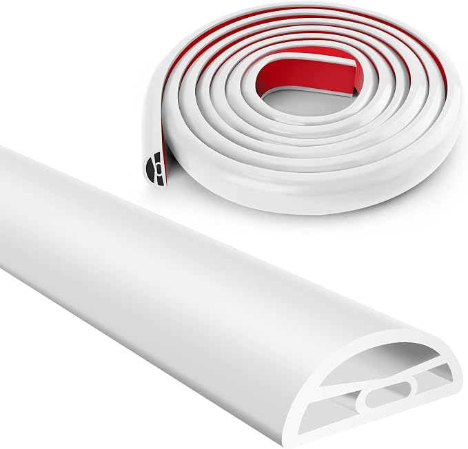 Silicone Shower Water Dam Stopper,Self-Adhesive Collapsible Splash Guard for Wet Dry Separation,Walk-in Shower Edge Seal Strip,Multi-Use Water Barrier for Bathroom,Kitchen Sink (White, 118inch)