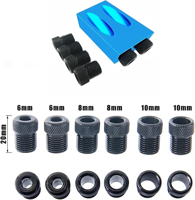 Pocket Hole Jig Dowel Drill Joinery Kit Carpenters Wood Woodwork Guides Joint Angle Tool Carpentry Locator Craft DIY Woodworking Wood 14Pcs