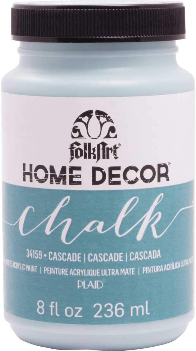 FolkArt Home Decor Chalk Furniture & Craft Paint in Assorted Colors, 8 ounce, Cascade,34159