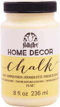 FolkArt Home Decor Chalk Furniture & Craft Paint in Assorted Colors, 8 ounce, Summer Porch