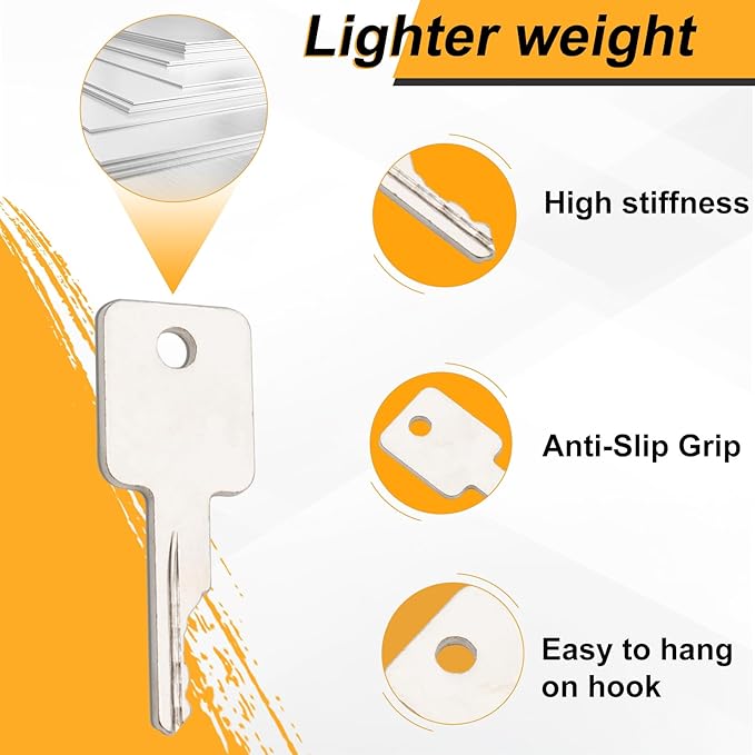 MMS Heavy Equipment Key Set Replacement for Bobcat Volvo Cat Komatsu Kubota and More, Contractors Equipment Multi Keys fit Common Equipment