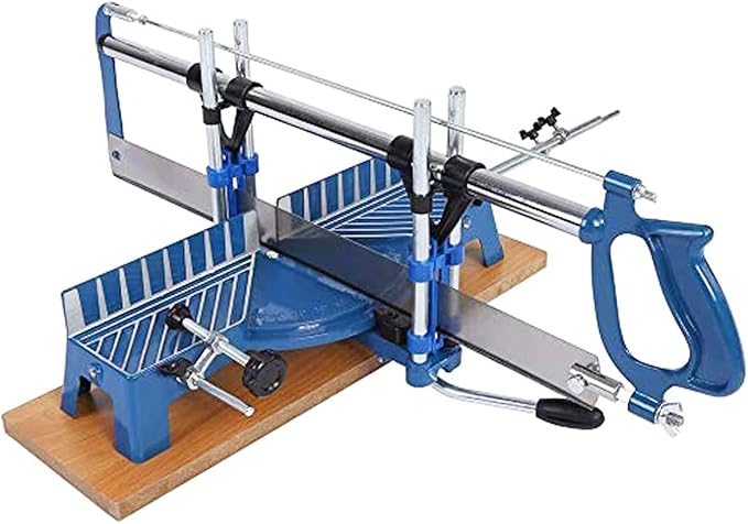 Precision Miter Hand Saw Cutting Angle Manual Precision Iron Mitre Hand Saw Angle Woodwork Carpentry Saw Hand Angle Sawing Tool (24 teeth)