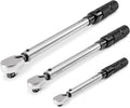 TEKTON 1/4, 3/8, 1/2 Inch Drive Micrometer Torque Wrench Set | TRQ95901