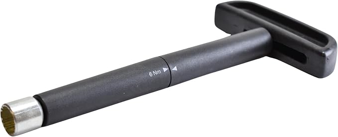 Genuine Audi 8R0071712F Torque Wrench for Roof Bar Set - 6Nm with "HS" code key pattern
