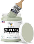 Chalky Chicks 8 Fl Oz Matte Mountain Green (Sage Green) Chalk Paint for Furniture Without Sanding - No Prep Furniture Paint No Sanding All in One for Crafts, Wood, Walls, Cabinet, Metal, Dresser