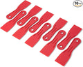 Bates- Plastic Putty Knife Set, 2 Inch, 10 Pack, Red, Flexible Paint Scraper Tool for Spackling, Spackle Tool, Plastic Putty Knife Scraper, Solvent Resistant