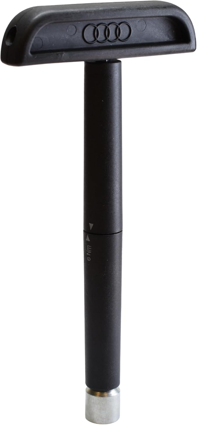 Genuine Audi 8R0071712F Torque Wrench for Roof Bar Set - 6Nm with "HS" code key pattern