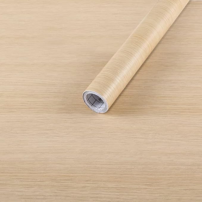 Arthome 23.6" x200"Peel and Stick Oak Wood Contact Paper Self-Adhesive Wall Paper,Decorative Vinyl Film for Countertop, Cabinets, Shelf, Drawer Liner,Easy to Clean Removable Wall Covering