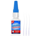 ALECPEA 20g Ceramic Glue - High-Strength Adhesive for Porcelain & Pottery Repair - Waterproof & Heat-Resistant Bond for Dishes, Tiles, Vases & Statues - Quick 15s Set with 3 Precision Tips