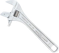 Channellock Adjustable Wrench 808PW - Reversible Jaw, Straight, Polished Finish - 8 In