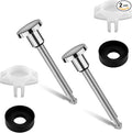 2pcs Tub Spout Diverter Repair Kit, Including 2 Diverter Valve Stems 2 Seals and Diverter Gates Shower Diverter Repair Kit Leaky Bathtub Faucet Repair Kit Bathtub Spout Repair Kit